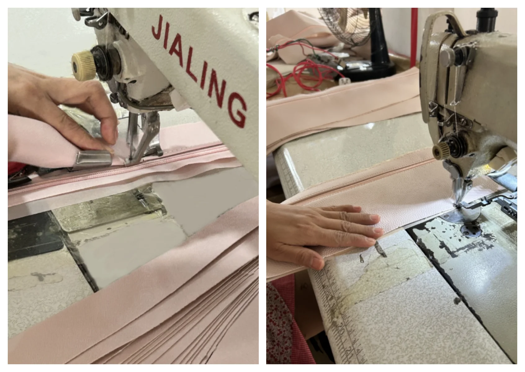 Zipper sewing