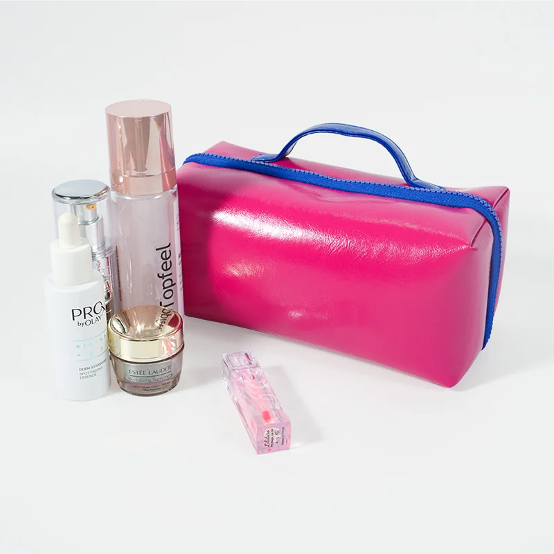 CB072 Summer Makeup Bag Flat Cosmetic Bag Compartment Makeup Pouch