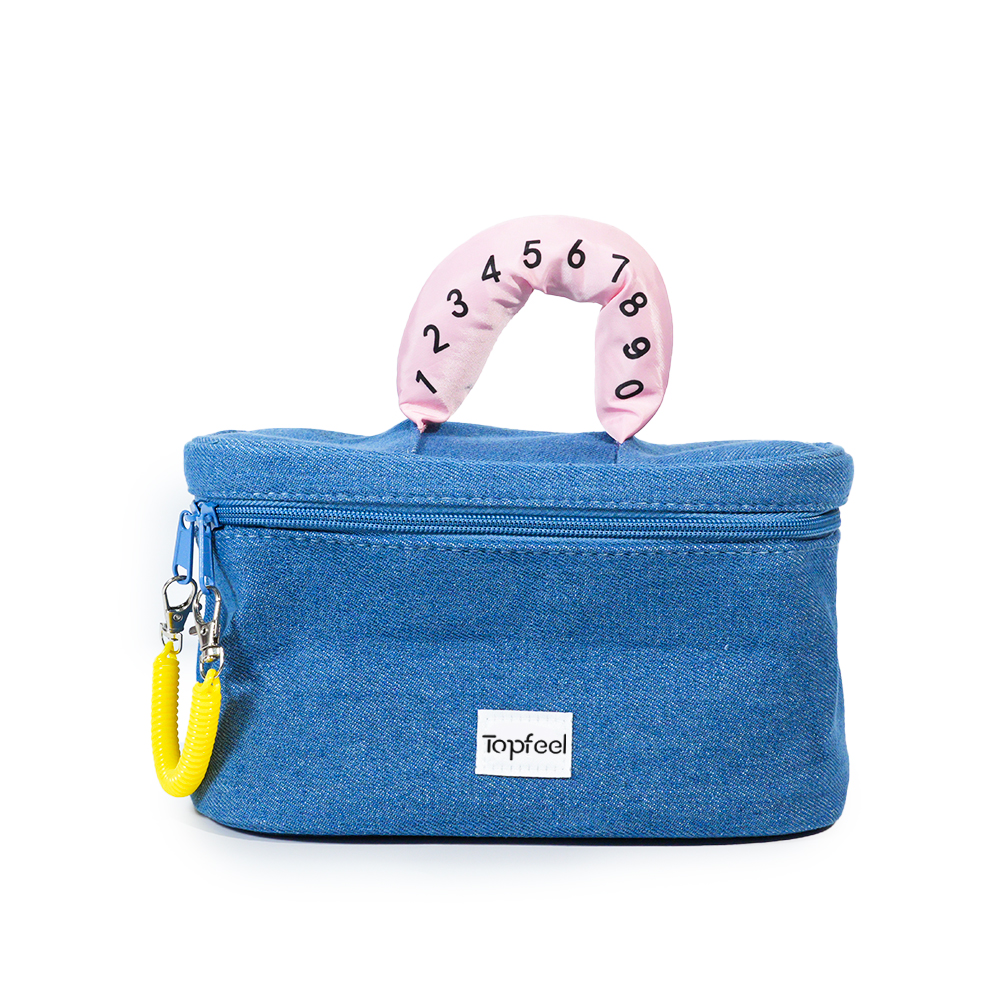 CB035 Customizable Call Me Train Case Travel Cosmetic Bag
