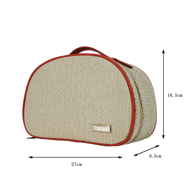 CB028 Bulk Plant Woven Makeup Bag Cosmetic Bag Set
