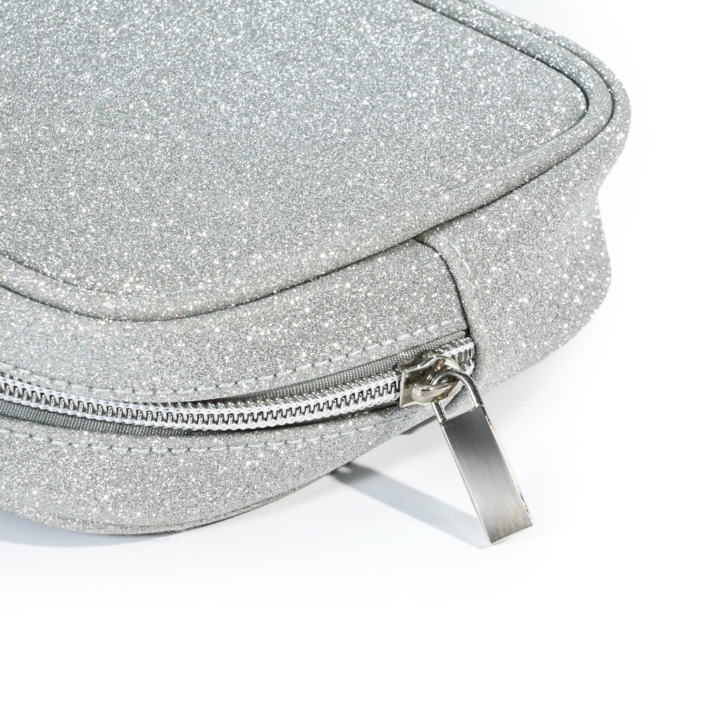 CB008 Custom Glitter Square Makeup Bag Pouch Wholesale