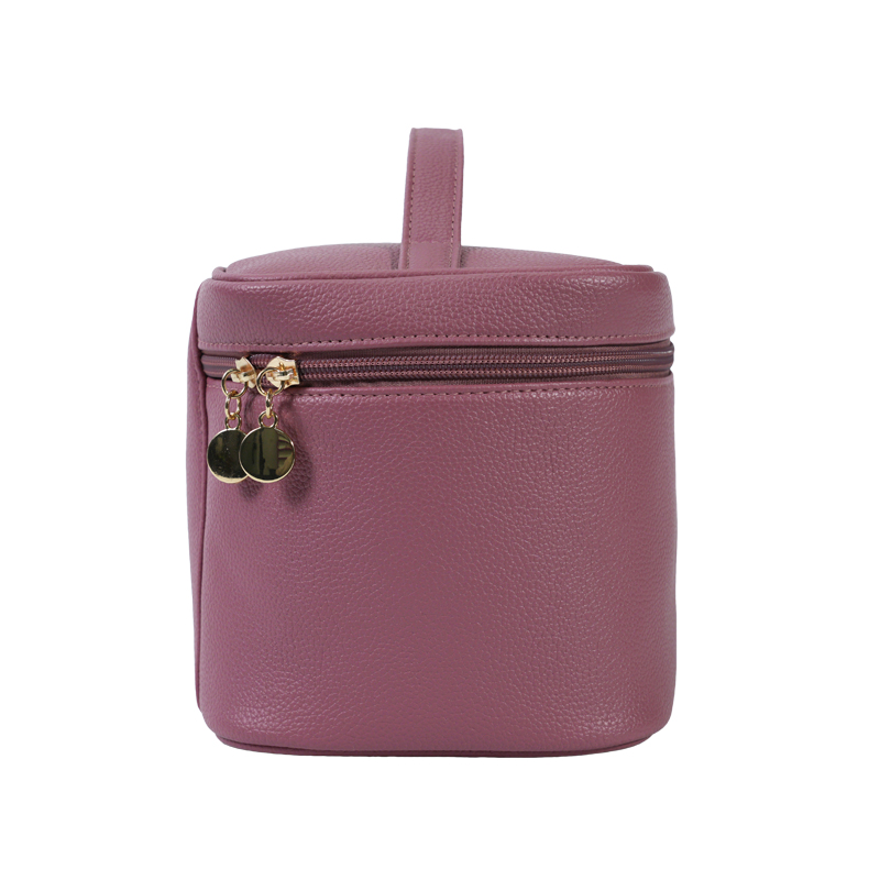 CB031 Large-capacity Square Portable Faux Leather Waterproof Travel Cosmetic Bag -Topfeel