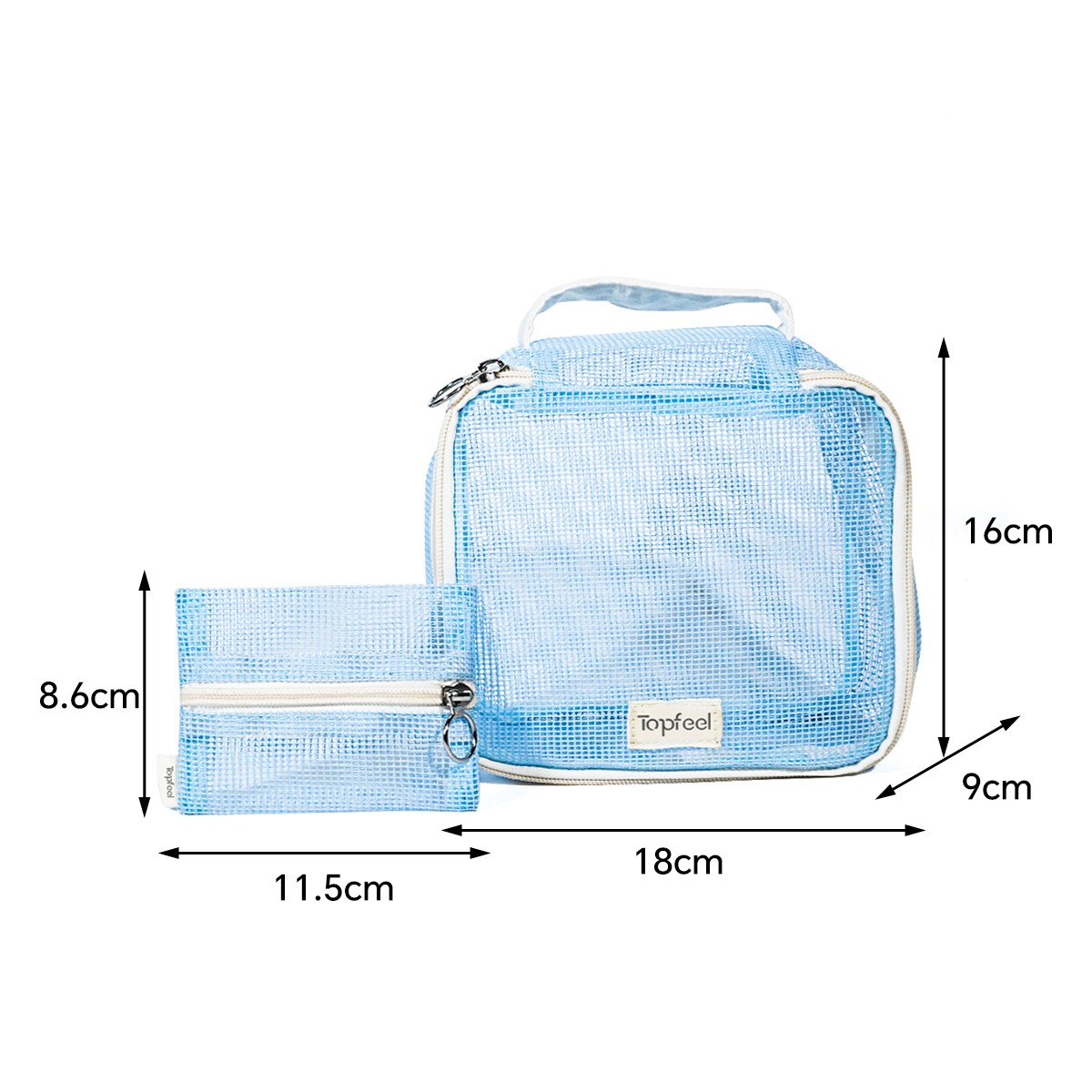 CB010 Mesh Breathable Mother-daughter Makeup Bag Supplier
