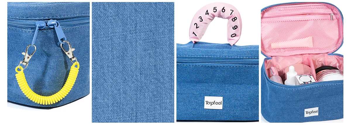 CB035 Customizable Call Me Train Case Travel Cosmetic Bag
