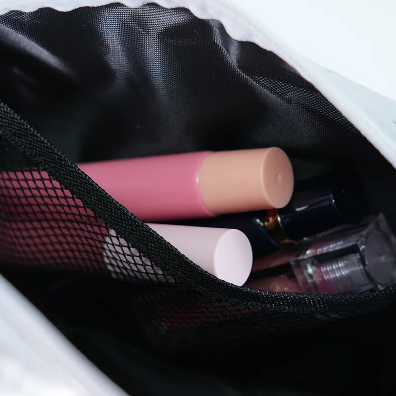 CB011 Wholesale Geometric Pattern Wristlet Makeup Bag Handbag